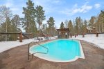 Clubhouse with community pool and 2 hot tubs